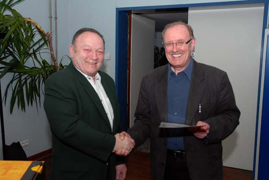 Dieter Schwab wurde zum Ehrenmitglied ernannt.