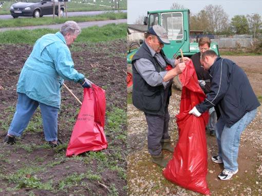 Putzaktion "Halte Deine Stadt sauber"